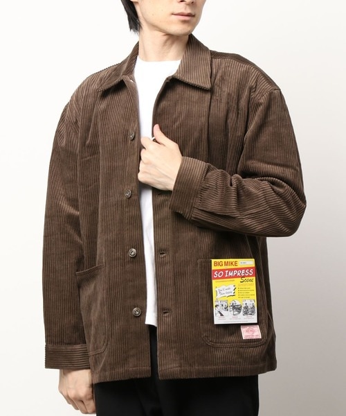 カバーオール BIG MIKE ビッグマイク/ セットアップ コーデュロイ カバーオールジャケット CORDUROY COVERALL 1021360