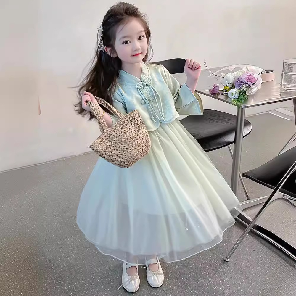 女の子ドレス 2024年春 ベビー女の子 春ドレス 女の子 おしゃれ プリンセスドレス 子供春秋ドレス