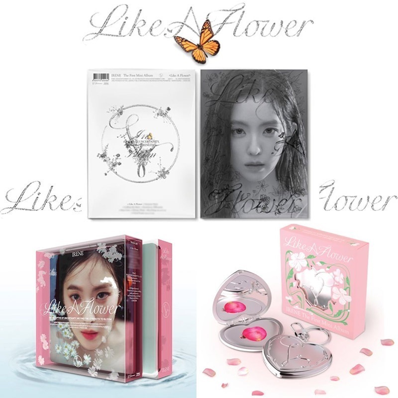 [MEGA] [3種セット] IRENE 1st Mini Album [Like A Flower] ((Mirror Ver.+CASE VER.+PHOTO BOOK VER.) チャート反映