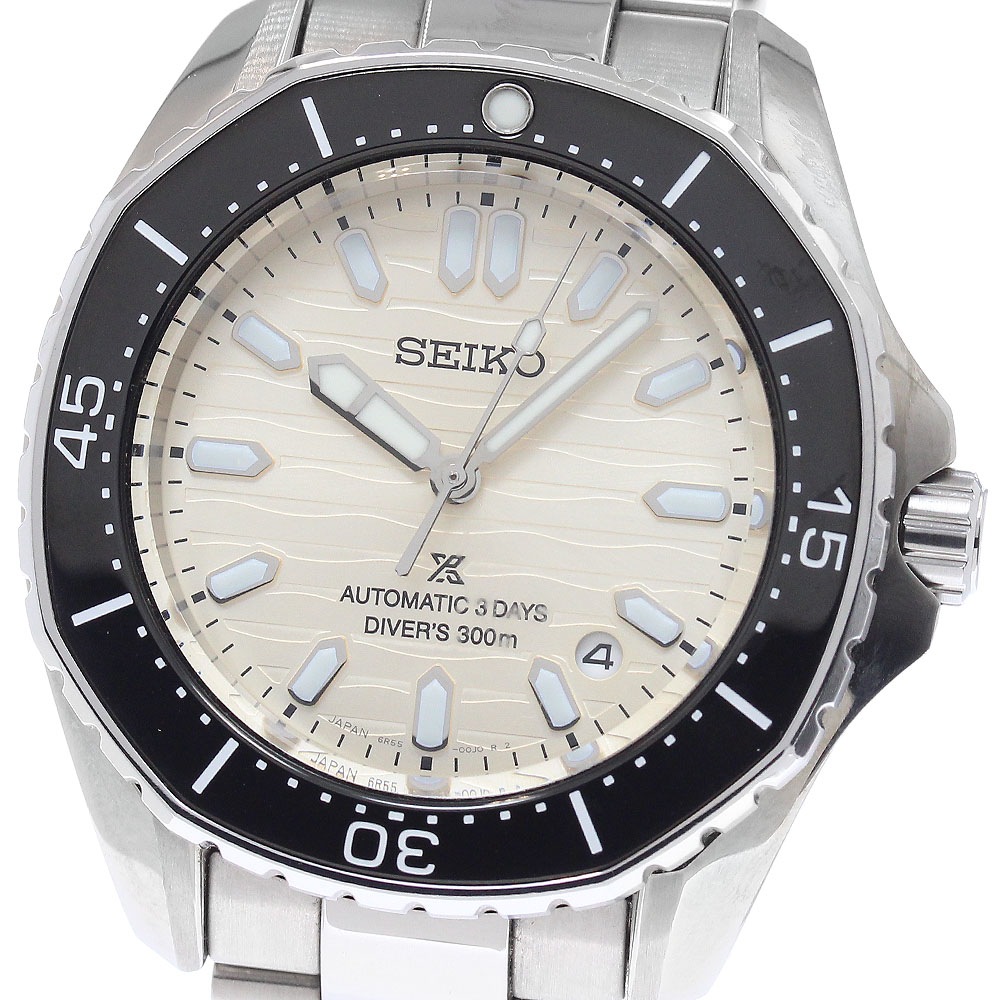 セイコー SEIKO SBDC201/6R55-00J0 プロスペックス ダイバー スキューバ デイト 自動巻き メンズ 良品 箱・保証書付き_948600【中古】