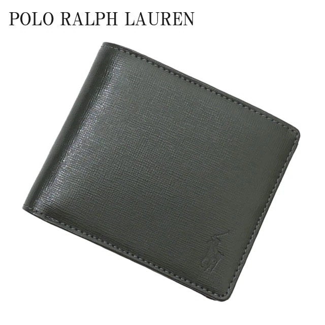 ポロ ラルフローレン POLO RALPH LAUREN WALLET ウォレット 財布 札入れ 二つ折り 小銭入れ GREEN グリーン 緑 272-000189-015