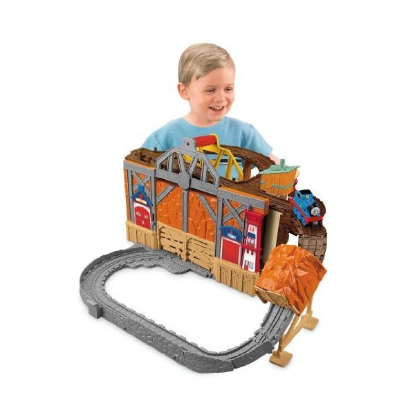 Fisher Price - R9623 - Thomas and Friends Take N Play - Rescue from Misty Island Fold out Train Play