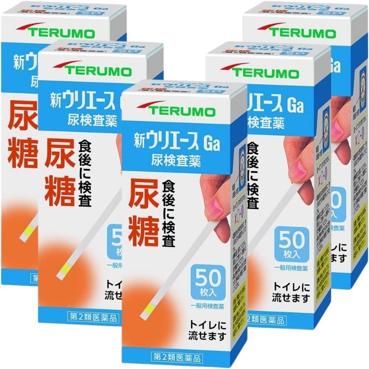 第2類医薬品 5個セット テルモ 新ウリエースGa 50枚入 尿検査