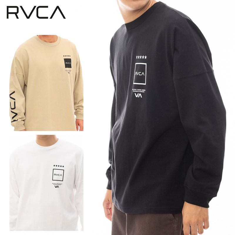 ルーカ RVCA UP STATE LS TEE ロングスリーブＴシャツ be041-056 メンズ 長袖 Tシャツ トップス ロングTシャツ ロンT 男性 [AA]