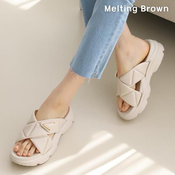 女性用チャンキーヒールオフィススリッパ 女性用スリッパ P4