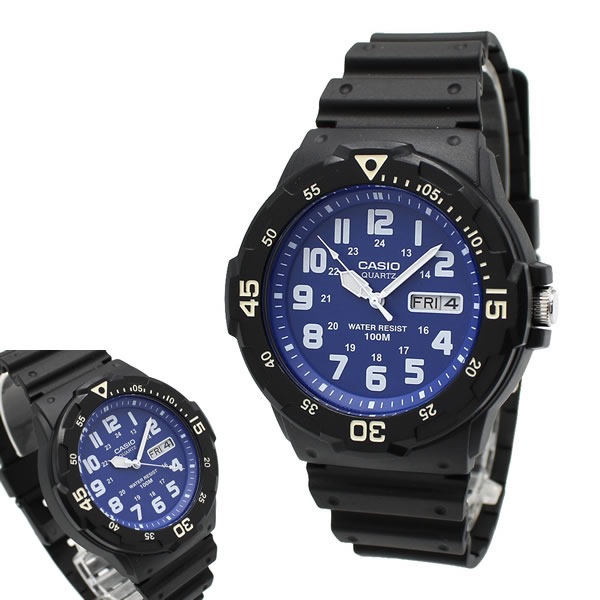 腕時計 STANDARD チープ MRW-200H-2B2VDF 腕時計 BOXなし ブルー ブラック ウォッチ メンズ レディース ユニセックス