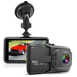 ドライブレコーダー 車載カメラ ビデオカメラ 1080PフルHD 100万画素 3インチ 120°広角 Gセンサー搭載 常時録画