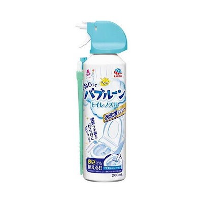 他サイト： らくハピ ねらってバブルーン トイレノズル トイレの洗浄剤 [200ml] トイレ掃除 泡 大掃除 (アース製薬)の商品画像