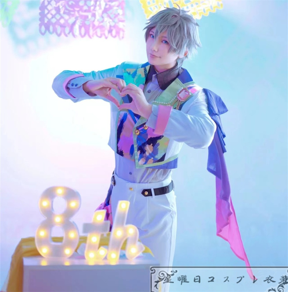 【期間限定】あんスタ 8th Anniversary ハート to YOU FES 全員 アニバーサリーラ 月永レオ 瀬名泉 天城一彩 記念衣装 ルーム衣装 コスプレ衣装 コスチューム品質良い 店舗お