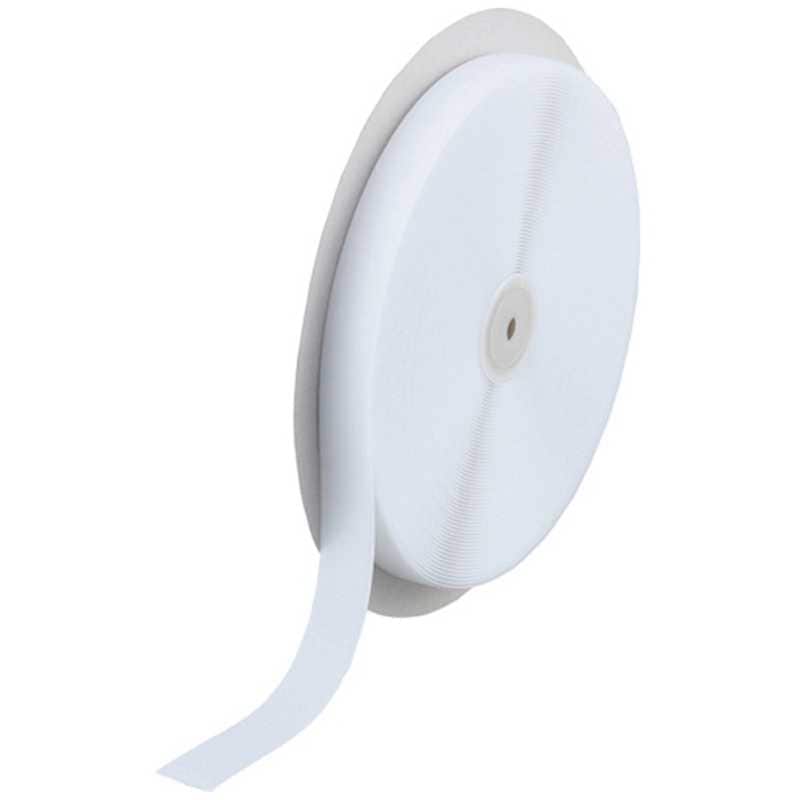 トラスコ中山　TRUSCO マジックテープ 糊付B側 16mm×25m 黒　TMBN-1625-BK