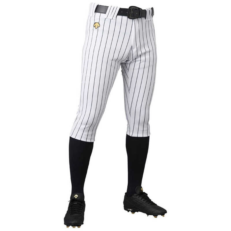 デサント　DESCENTE ショートフィットパンツ Sホワイト×ブラック S DB7014PB 【返品交換不可】　DB7014PB_25SS