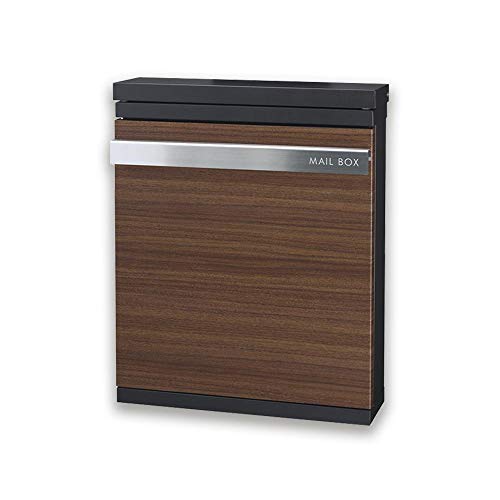 色：ブラウン 丸三タカギ 郵便ポスト(郵便受け) STAPPO スタッポ ウッドブラウン STP-B