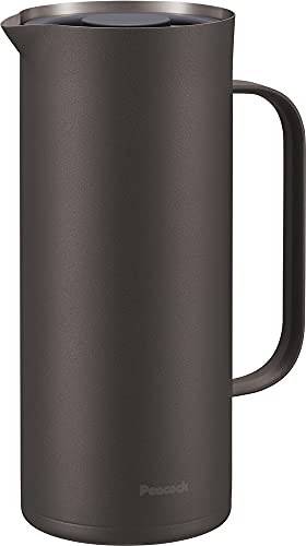 色：ダークブラウン ピーコック 保温ポット 1000ml 保温 保冷 卓上ポット テーブルポットリビ