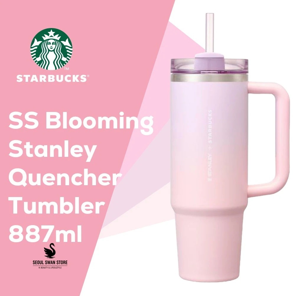 【正規品】スターバックス SS ブルーミング スタンレー クエンチャー タンブラー 887ml