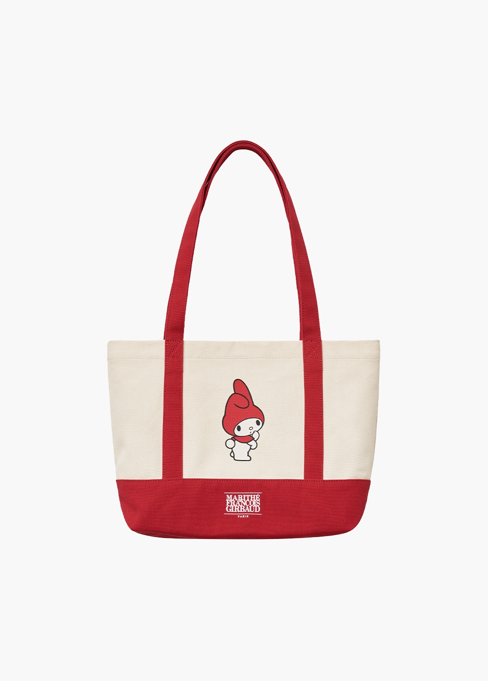 [公式] MARITHE X MY MELODY CLASSIC LOGO CANVAS SHOULDER BAG