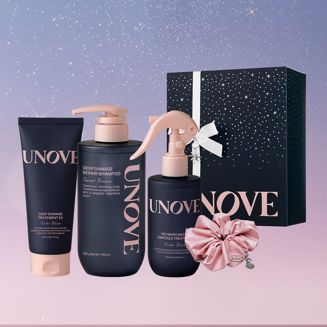 Qoo10] UNOVE 【メガ割限定】 ダメージケア 3-STE : キット・コフレ・福袋