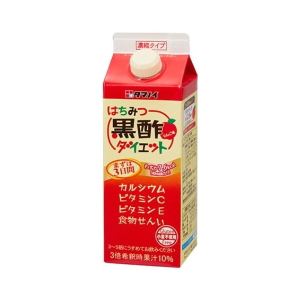 はちみつ黒酢ダイエット 濃縮タイプ 紙 500ml× 12 メーカー直送