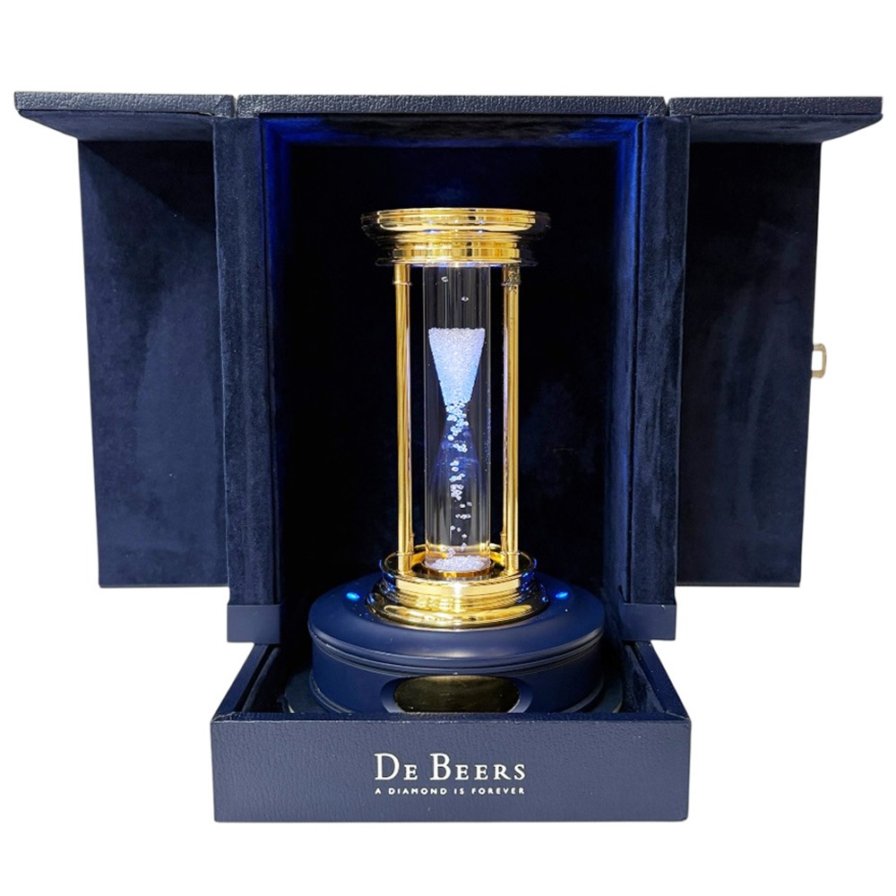 デビアス de beers 砂時計 日本限定 2000個 レア オブジェ メタル 中古