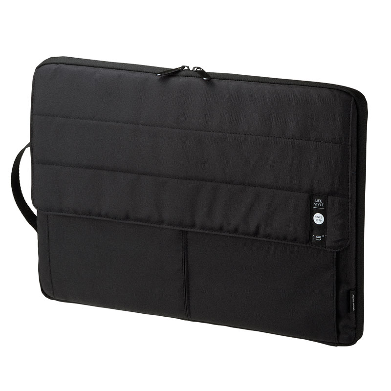 （まとめ買い）カジュアルPCインナーケース 15.6型ワイド ブラック IN-CA15BK [x3]
