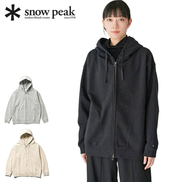 パーカー メンズ レディース おしゃれ ジップアップ フーディー スウェット ロゴ ワンポイント リサイクル コットン Recycled CottonZip Up Parka SW-25SU402