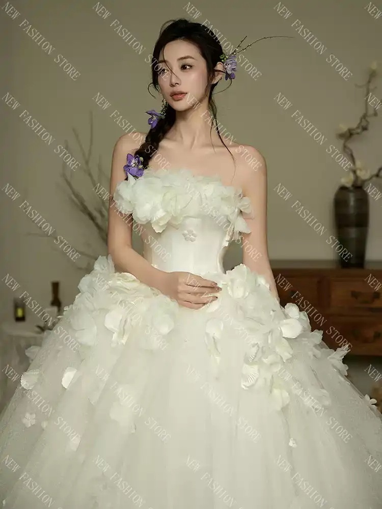 ウエディングドレス 白-91