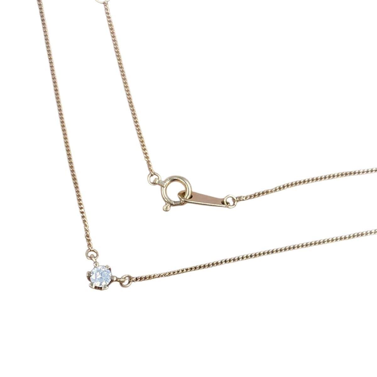 ダイヤ K18 0.13ct ゴールド