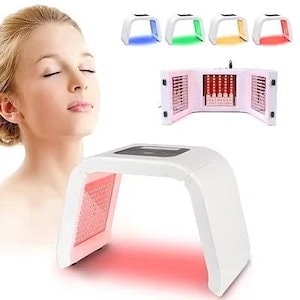 7色 オメガライト LED美顔器 光美容 シミ くすみ ニキビ対策 美肌 ハリ 弾力 コラーゲン 家庭用 LED美容マスク