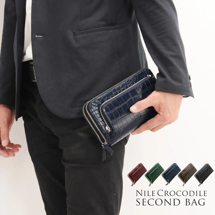 クロコダイルレザーミニショルダーバッグ