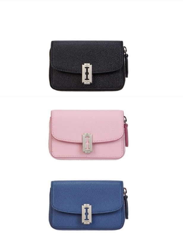 Occam Block Zipper Card Wallet ジッパーカード財布