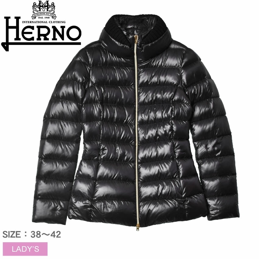 ヘルノ クラウディア PI0485DIC-M03 レディース ショート ファー ジャケット ダウン ブランド エレガント カジュアル シンプル キルティング 上着 防寒 おしゃれ きれいめ プレゼント