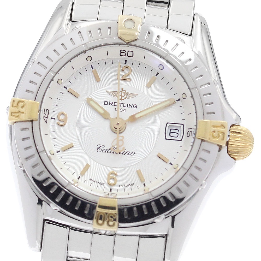 ブライトリング BREITLING B52045.1 カリスティーノ デイト クォーツ レディース _961207【中古】