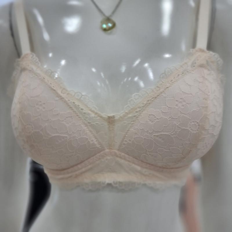 プリザーブドフラワー ジャカードレース ノンワイヤーブラ