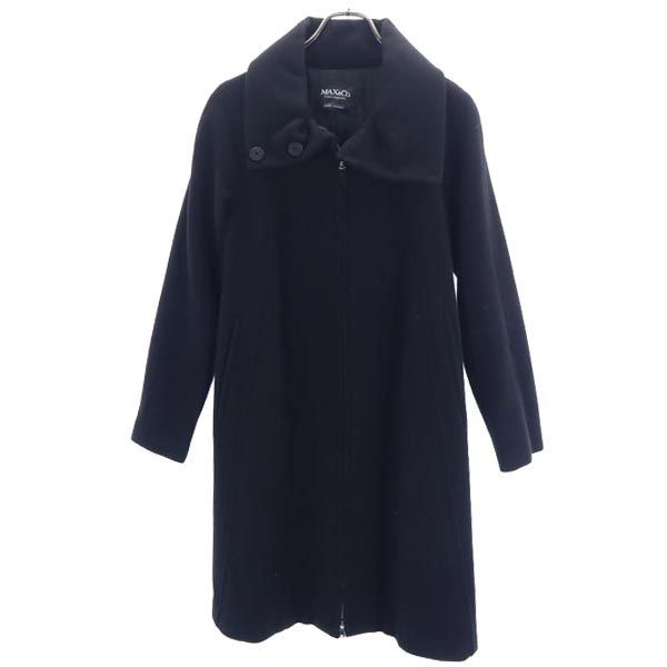 マックスアンドコー 2WAY ロングコート 38 黒 MAX&CO レディース