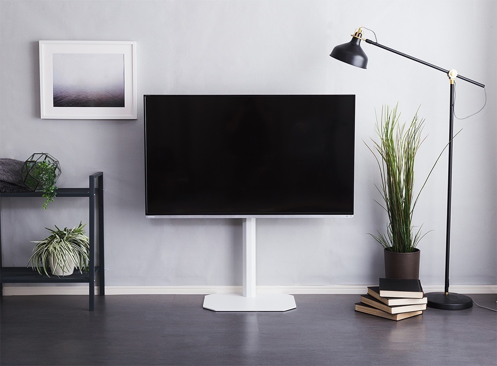 テレビ台 スタンド おしゃれ 首振り ラック コーナー 壁寄せ ワイドスイング機能 32-65型まで対応