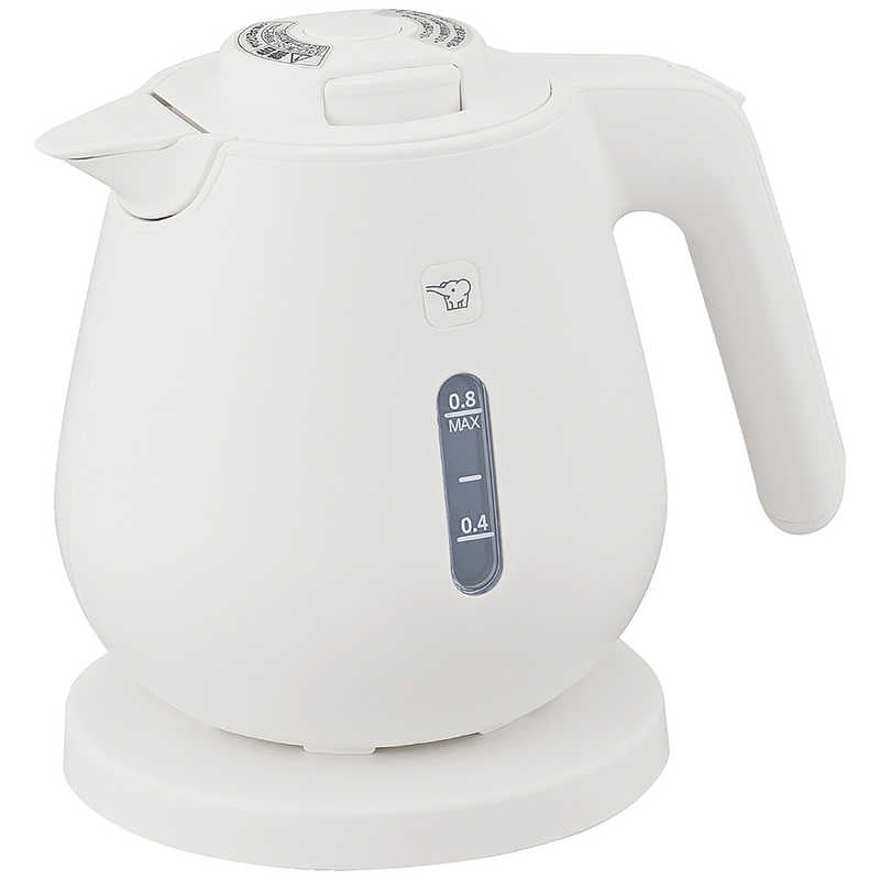 象印マホービン　ZOJIRUSHI　電気ケトル ［0.8L］ ホワイト　CK-DC08