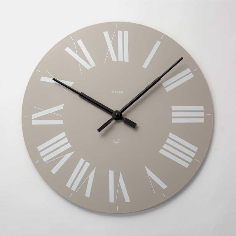 ALESSI　掛け時計 ウォールクロック FIRENZE グレー 直径 360mm　ALS0550000001GRYZZZ