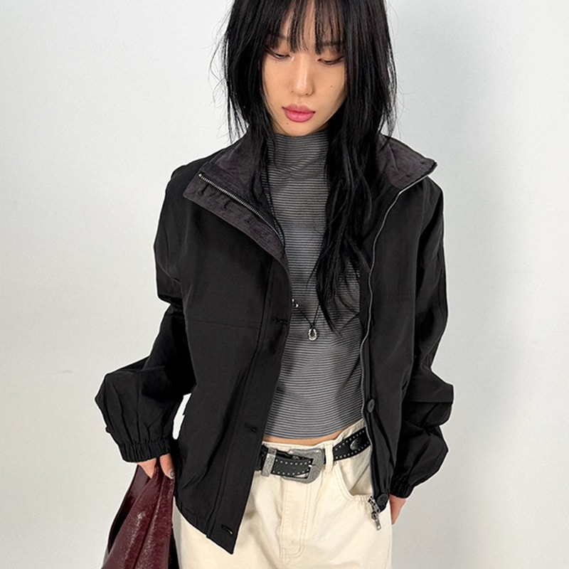 ロロ ウォッシュド ブルゾン ジャケット (2color)