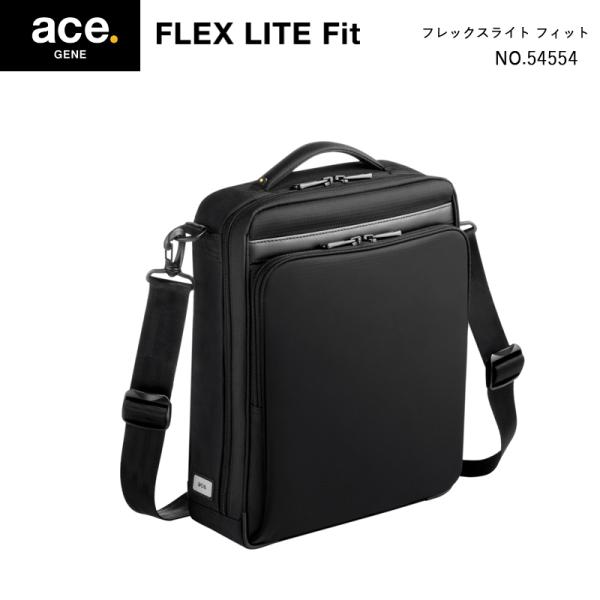 ace. GENE LABEL フレックスライトフィット 54554 7L ショルダーバッグ メンズ