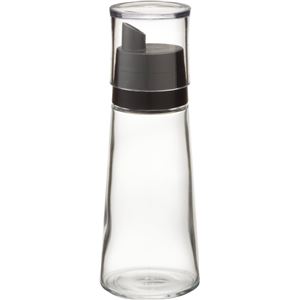 (50個セット) ふりかけボトル容器 約直径54mm M 容量約140ml ブラック ガラス製 スタビアリュクス 粉末 調味料入れ キッチン