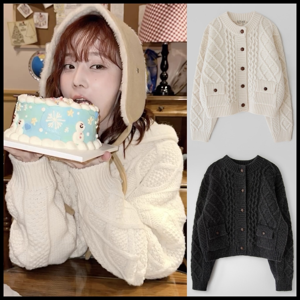 aespa ウィンター着用♡ 希少 N˚21 チェック カーディガン aespa ウィンター着用♡ 希少 N˚21 チェック カーディガン