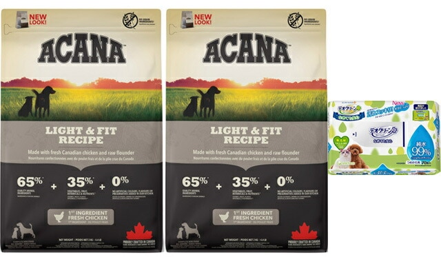 【正規品】アカナ ライト&フィットレシピ 2kg 2個セット【デオクリーン付】 7,749円