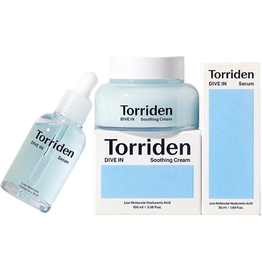 [2点セット] ダイブの低分子ヒアルロン酸セラム50ml+スージングクリーム100mlの中の保湿から満たすと水分感が変わりますお肌にたっぷりの水分を満たしてくれるヒアルロン酸肌にさわやかに浸透し乾