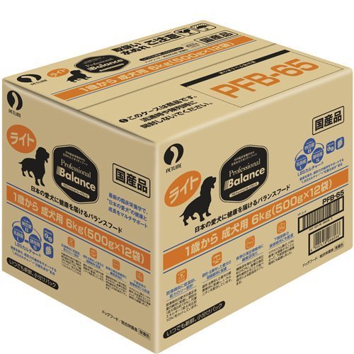 ペットラインプロバラ プロフェッショナルバランス 成犬用 ライト 6kg
