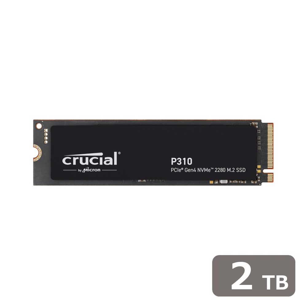 Crucialクルーシャル Crucial P310 2TB PCIe Gen4 NVMe 2280 M.2 SSD CT2000P310SSD8JP