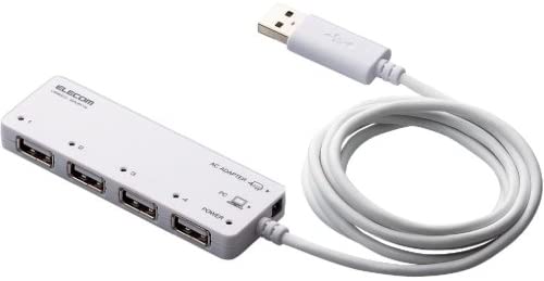 上品な 【本日限定価格】 2010年モデル U2H-EG4SWH ホワイト 4ポート セルフバスパワー両対 USBハブ