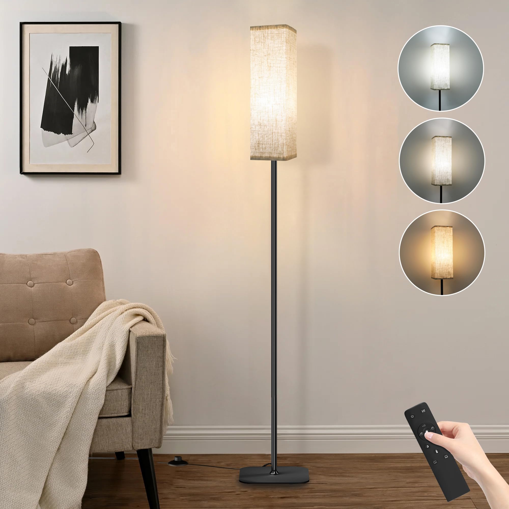 フロアライト 間接照明 LED スタンドライト 調光調色 ランプ 照 明スタンド リモコン付き 明るい 12W 省エネ floor lamp タイマー・メモリー機能 フロアスタンド ルームライ ト 寝