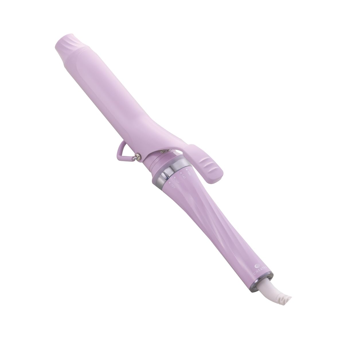 新モデル【公式ストア限定カラー】クレイツイオン マカロンカールアイロン 32mm カシス（ラベンダー）海外兼用 5段階温度設定 カラフルに光る温度表示ランプ アイドルみたいなかわいいの魔法がかかる