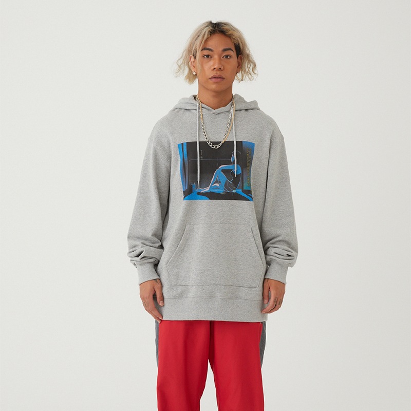 UL:KIN X TREE 13_ARTIST HOODY_TOBACCO_GR