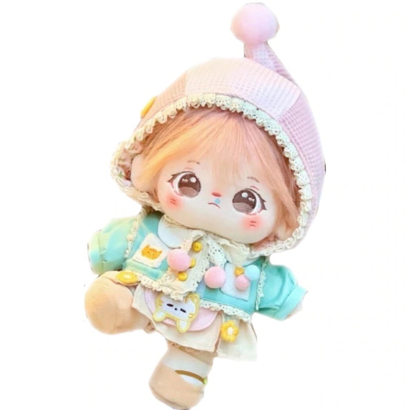15cm 20cmスタードール服 ミニ洋服 ぬいぐるみ用服 日常服人形 韓国ファッション アイドル衣装