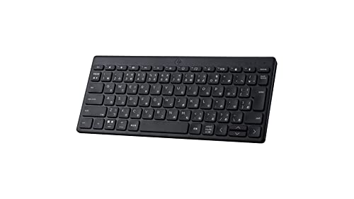 ヒューレット・パッカード(HP) HP ワイヤレスキーボード 無線 薄型 小型 HP 350 BK コンパクトマルチデバイス ブラック 3台接続 Bluetooth Windows Mac iOS A